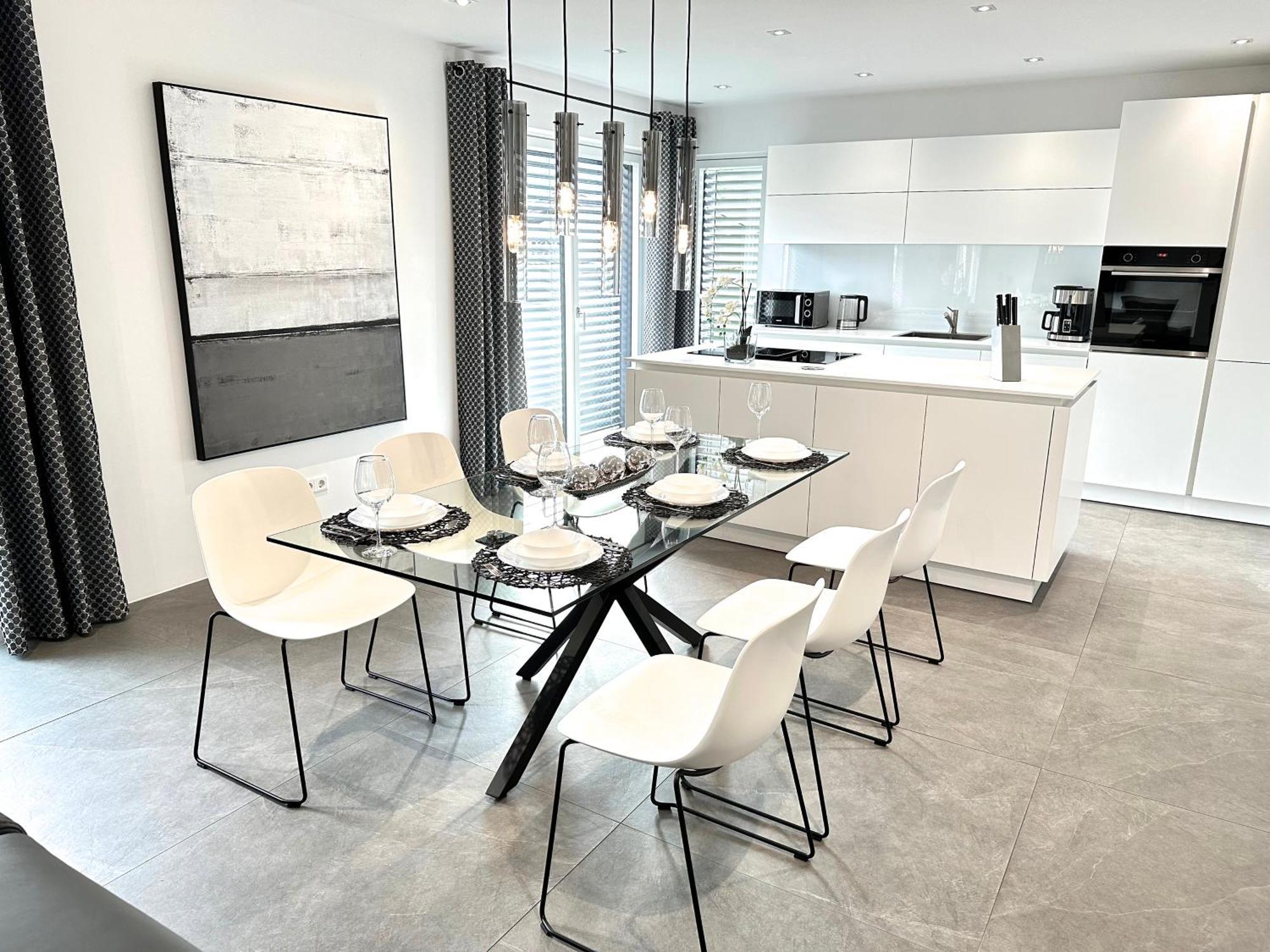 Ferienwohnung Black White Raubling Exterior foto
